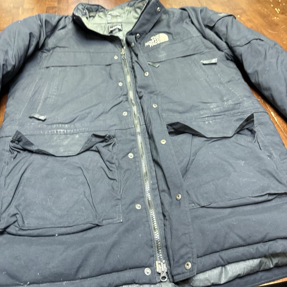 The North Face Hyvent McMurdo‎ Goose Down Parka Sz Large Black - Picture 3 of 10